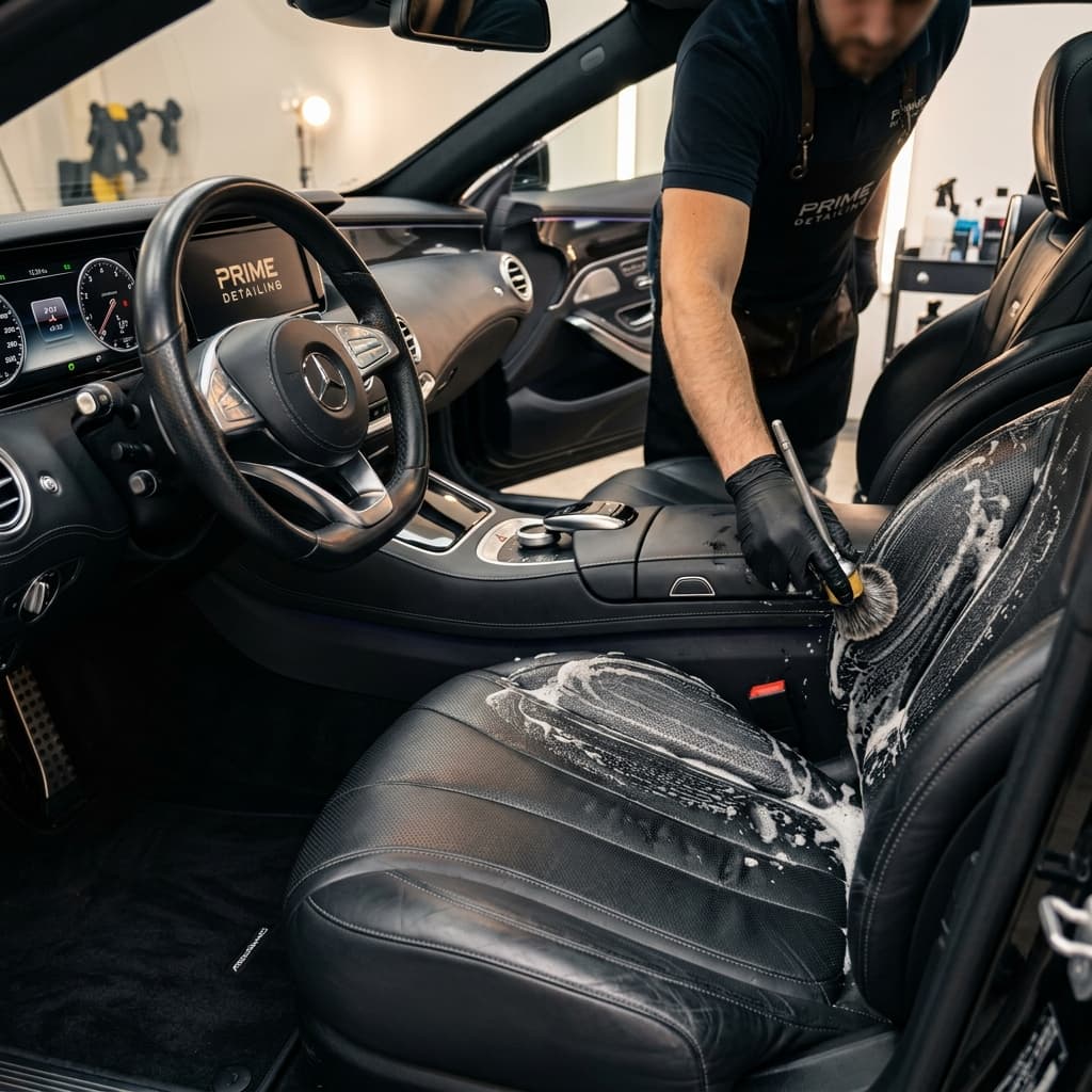 Professional AI generated interior car detailing